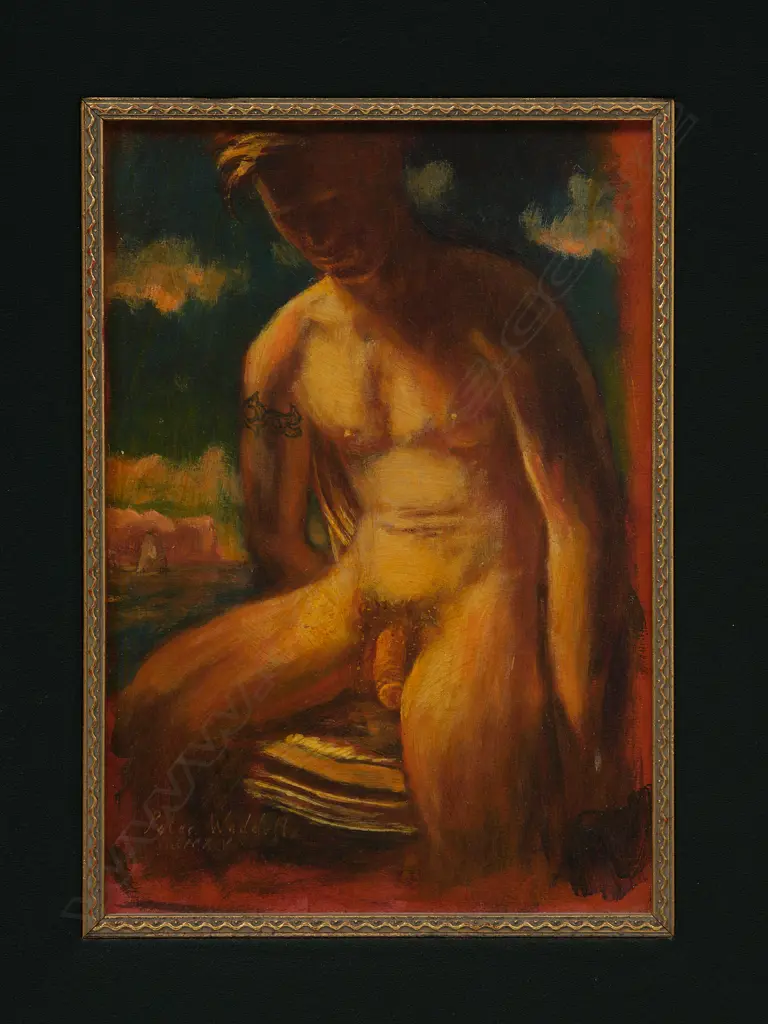 Peter Waddell (1955-) - 'Male nude', Image 1++